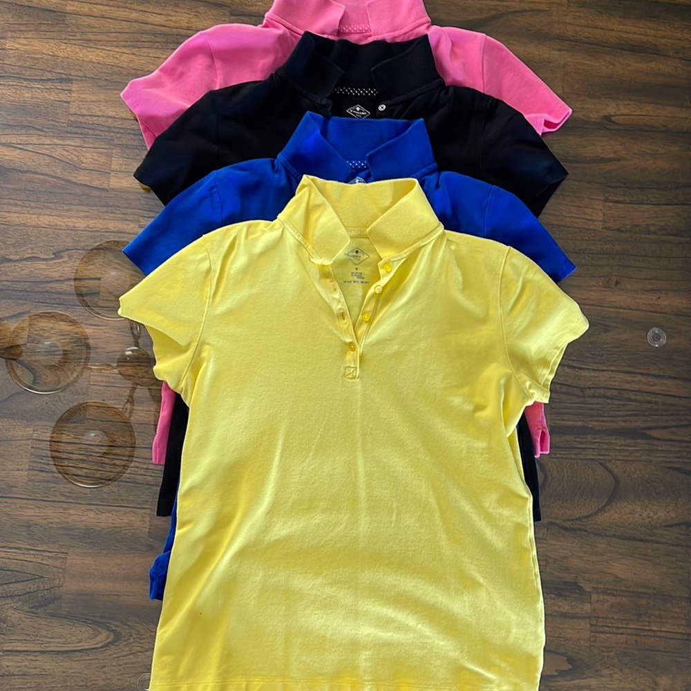 Bundle - 4 St John’s Bay golf shirts size S